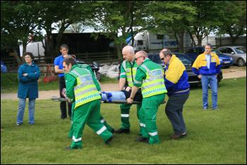 Hogg Crew taking part in the 2007 MGP AirMed Training Demonstration for Marshals